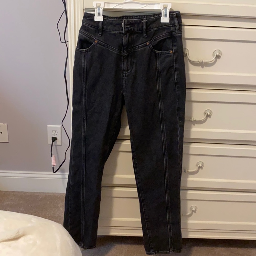Black Mom Jeans
